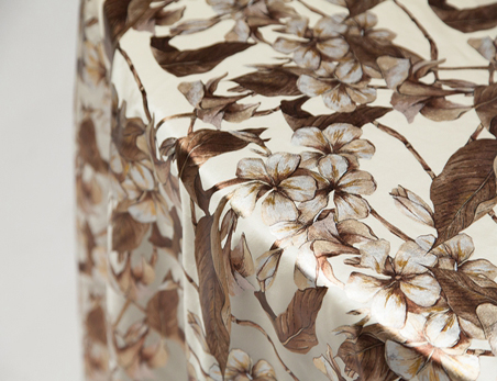 Cinque-foil Printed Round Taffeta Table Cloth