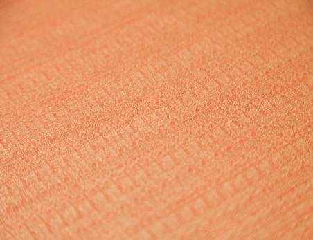 Solid Orange Taffeta Round Table Cloth