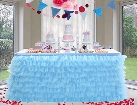 Organza Multi-layer Table Skirt